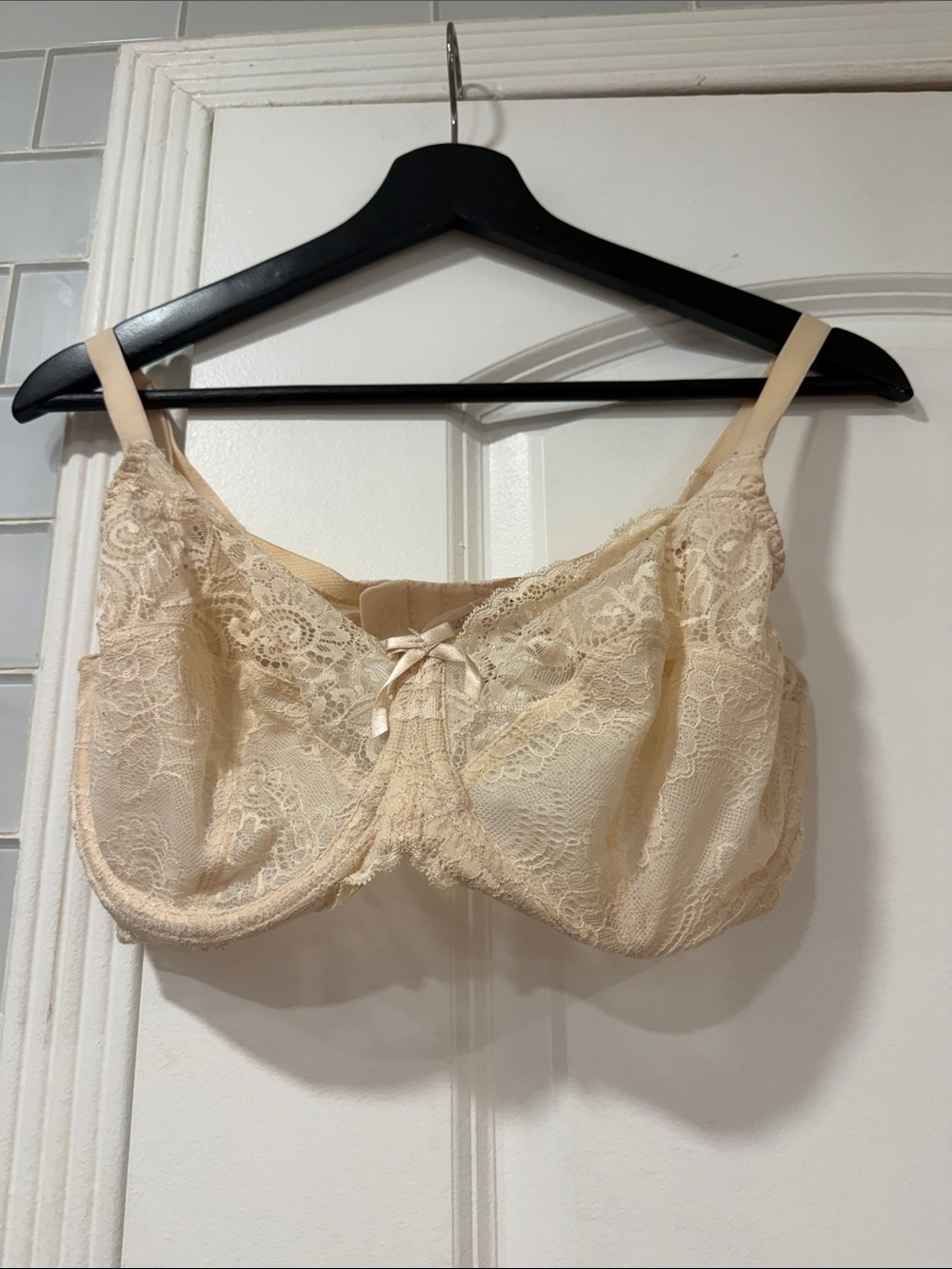 Panache Lace Bra – 34FF – Cream/Ivory